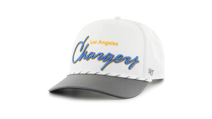 Los Angeles Chargers '47 brrr technology Chamberlain Hitch Adjustable Hat